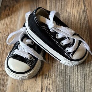 Classic Black Kids Sneakers